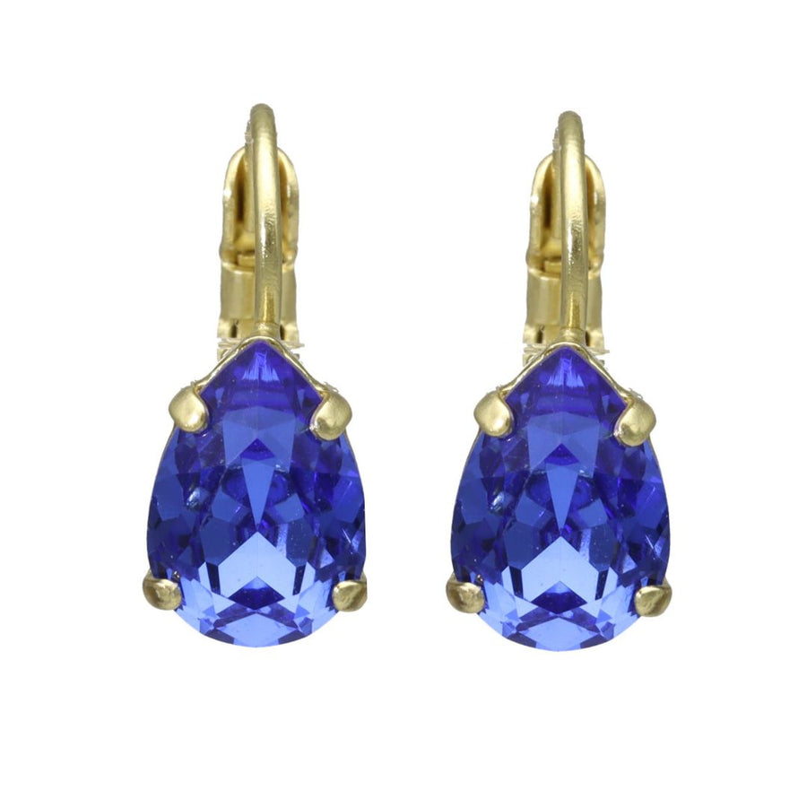 Swarovski Druppel Dormeuses Klein Goud
