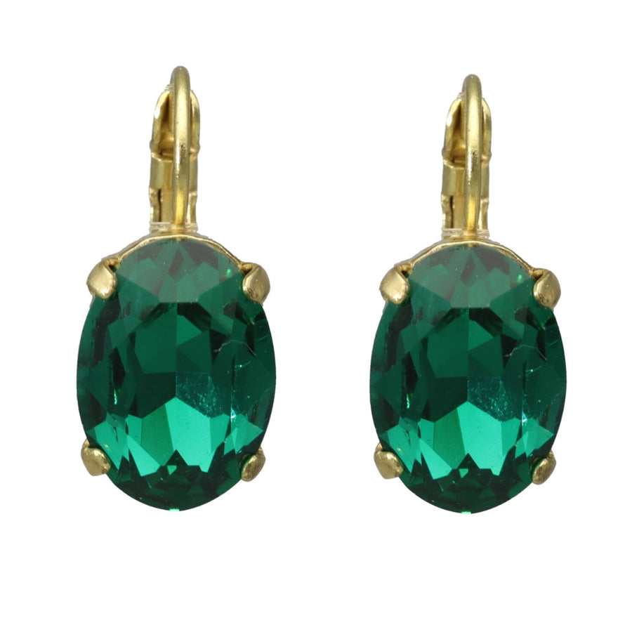 Swarovski Ovale Oorbellen Goud