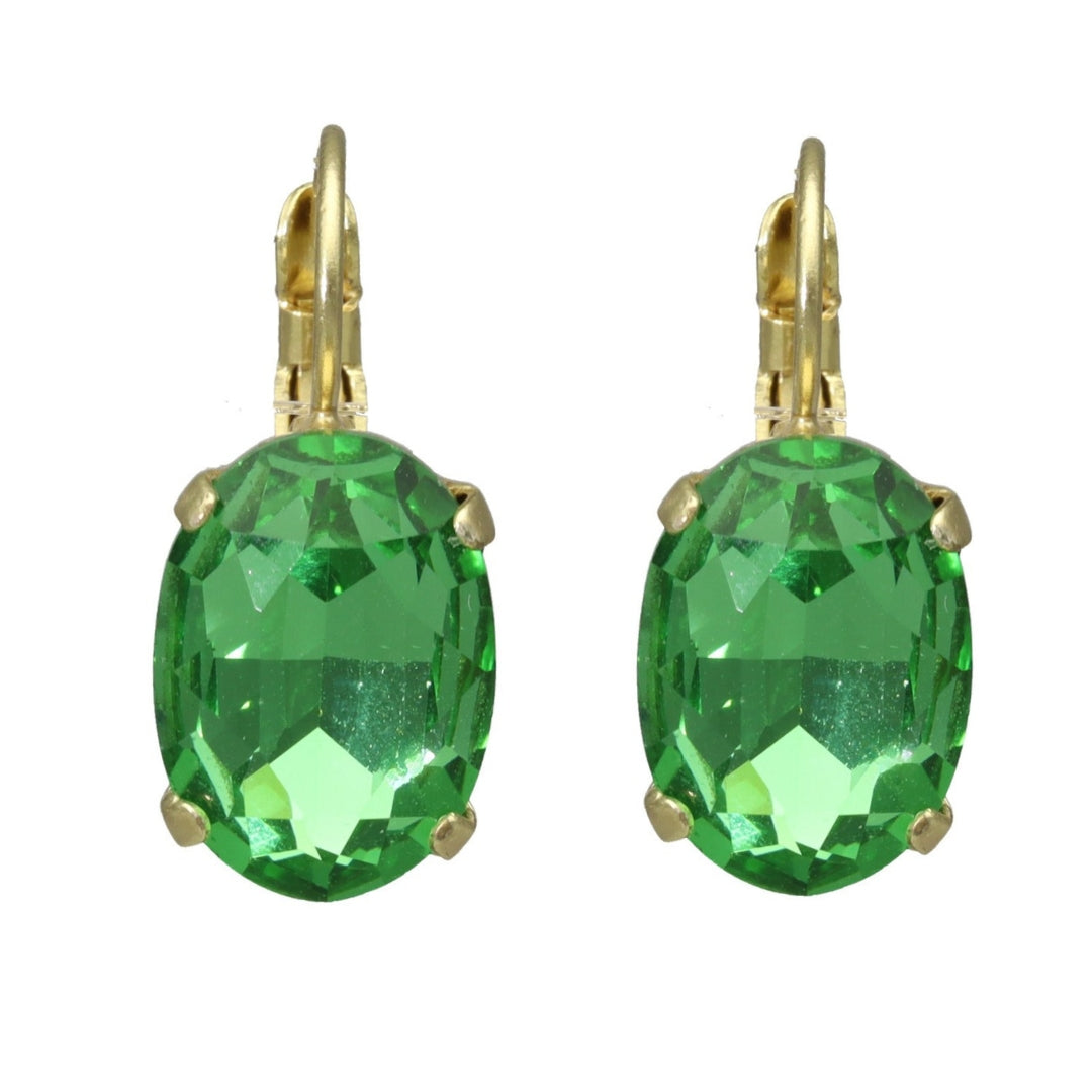 Swarovski Ovale Oorbellen Goud