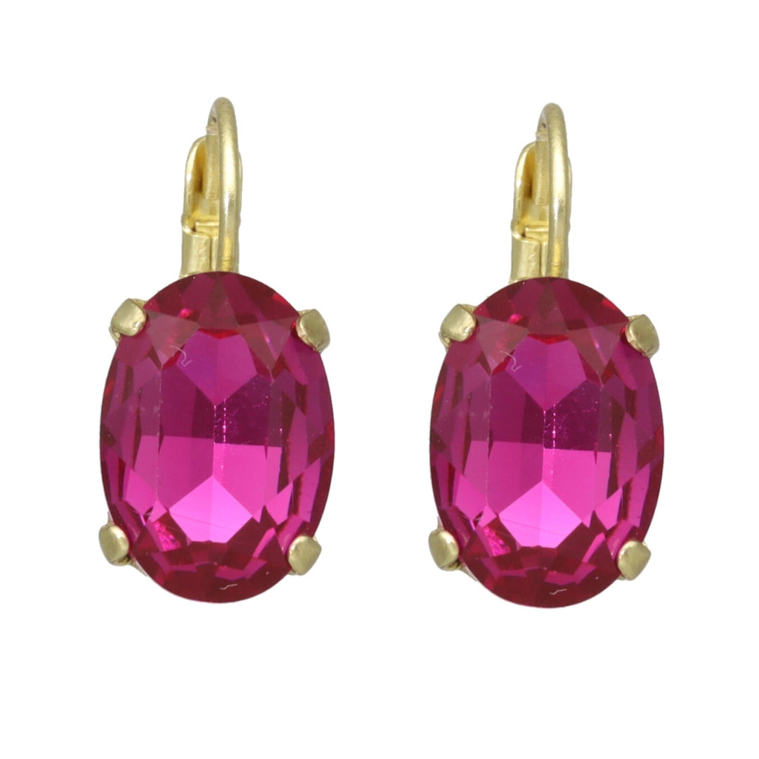 Swarovski Ovale Oorbellen Goud