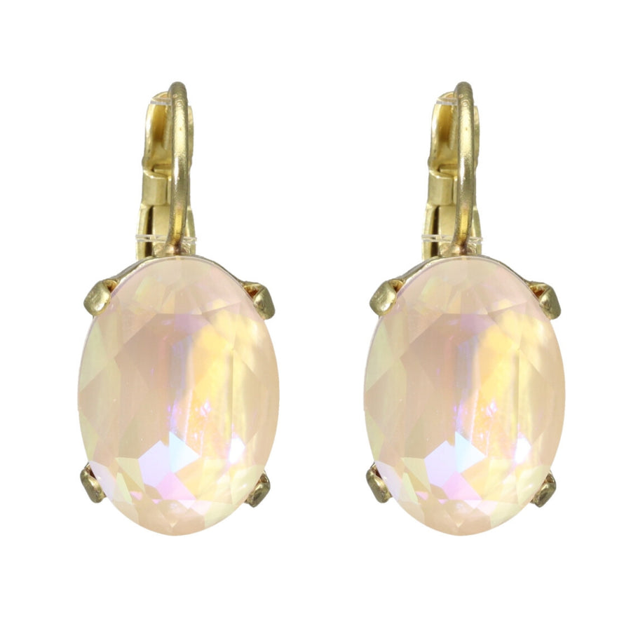 Swarovski Ovale Oorbellen Goud