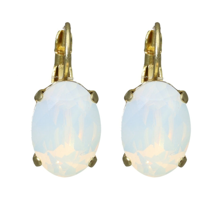 Swarovski Ovale Oorbellen Goud