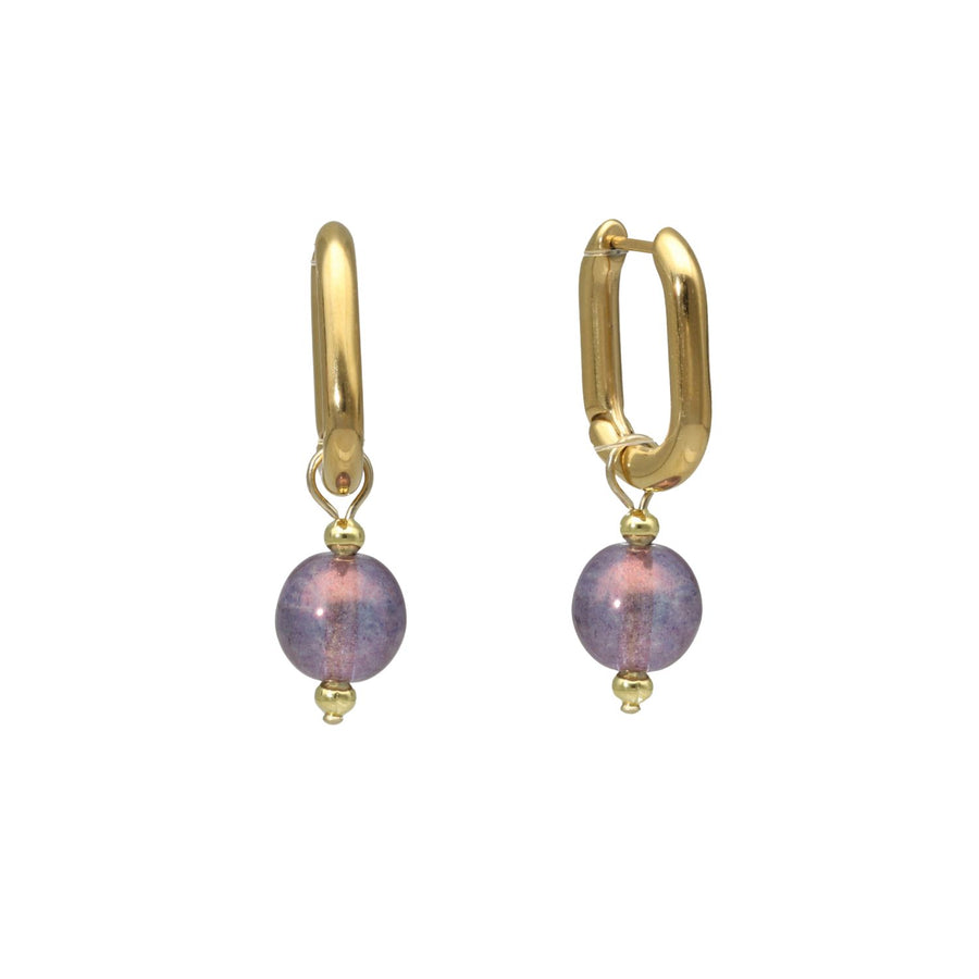 Glass Bead Hoops