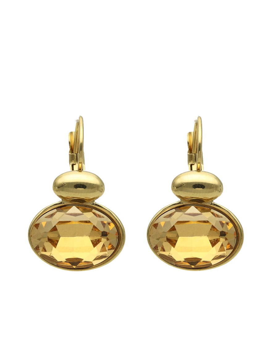 Swarovski Ovale Dormeuses Goud