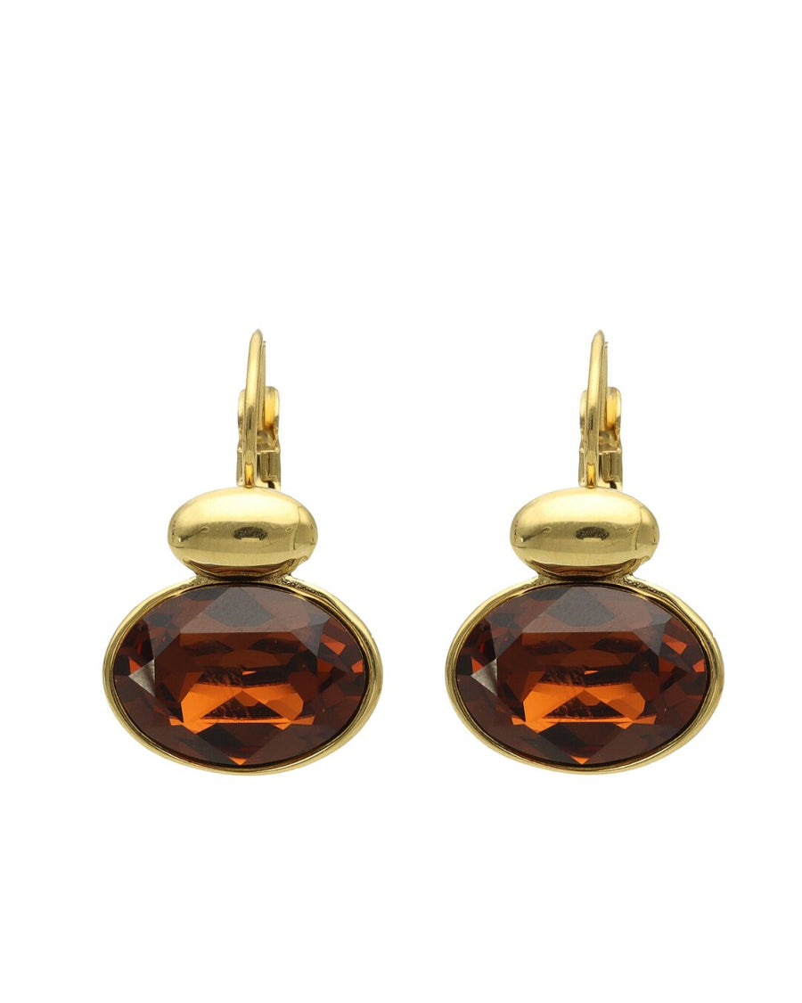 Swarovski Ovale Dormeuses Goud