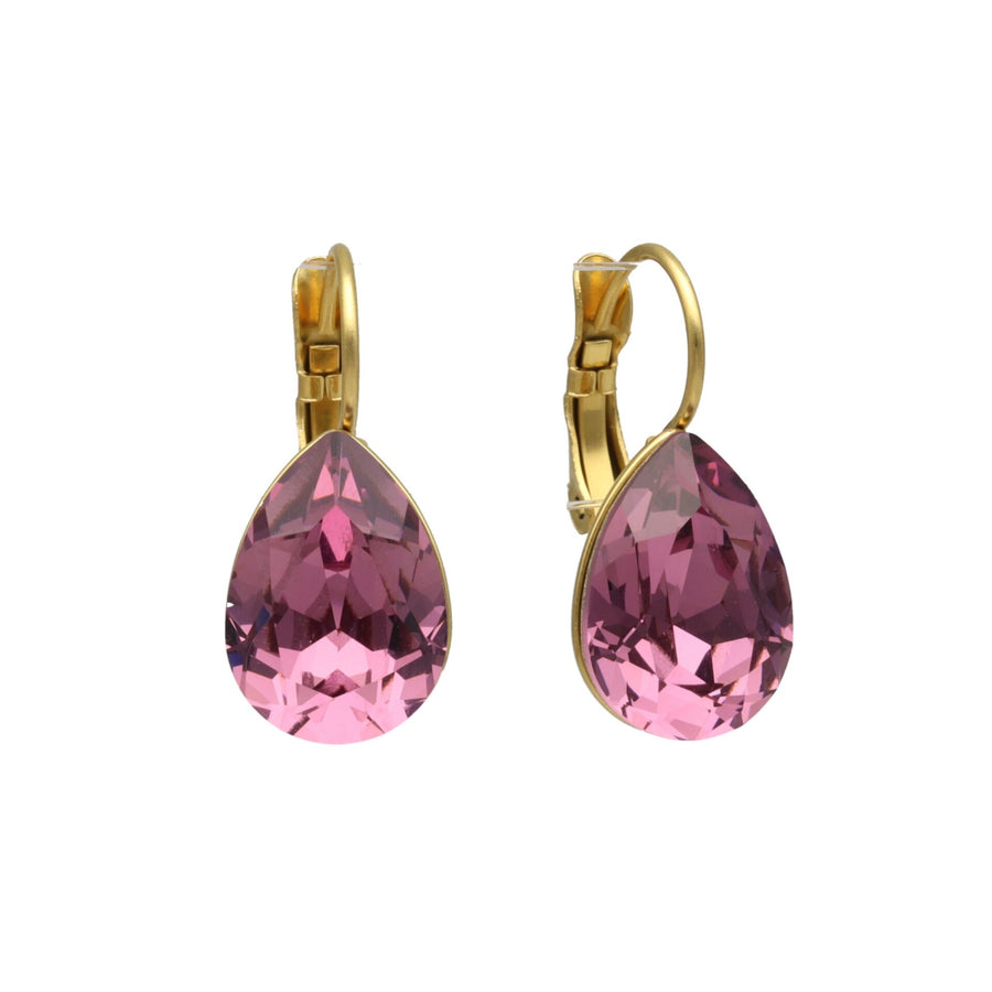 Swarovski Druppel Dormeuses Goud