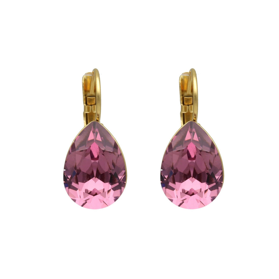 Swarovski Druppel Dormeuses Goud