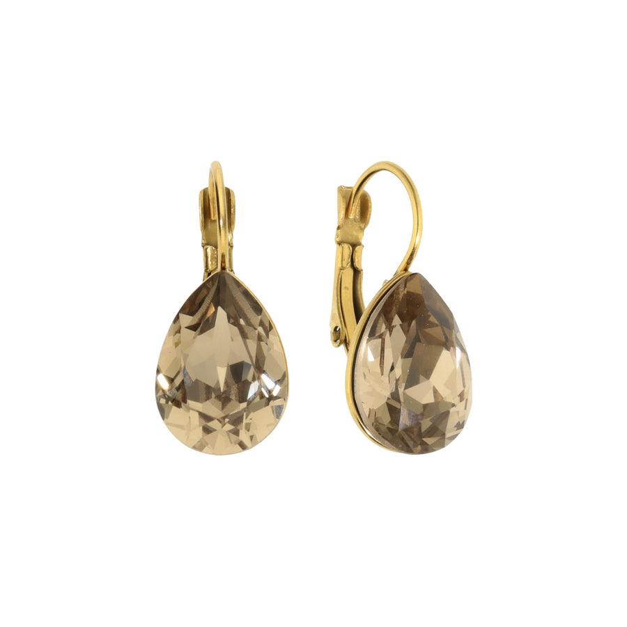 Swarovski Druppel Dormeuses Goud