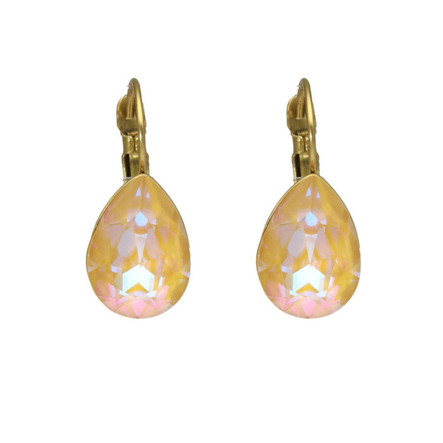 Swarovski Druppel Dormeuses Goud