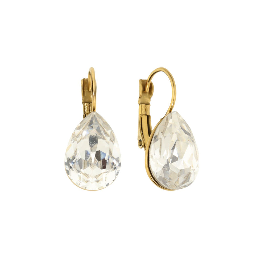 Swarovski Druppel Dormeuses Goud