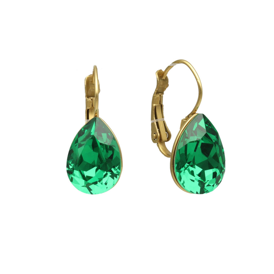 Swarovski Druppel Dormeuses Goud