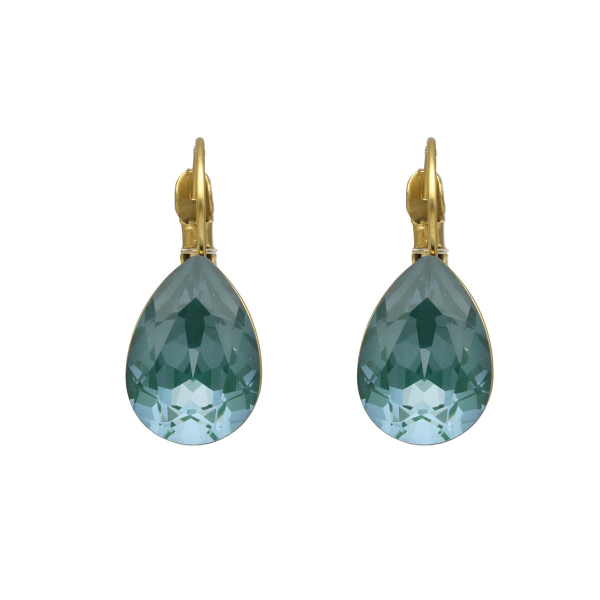 Swarovski Druppel Dormeuses Goud