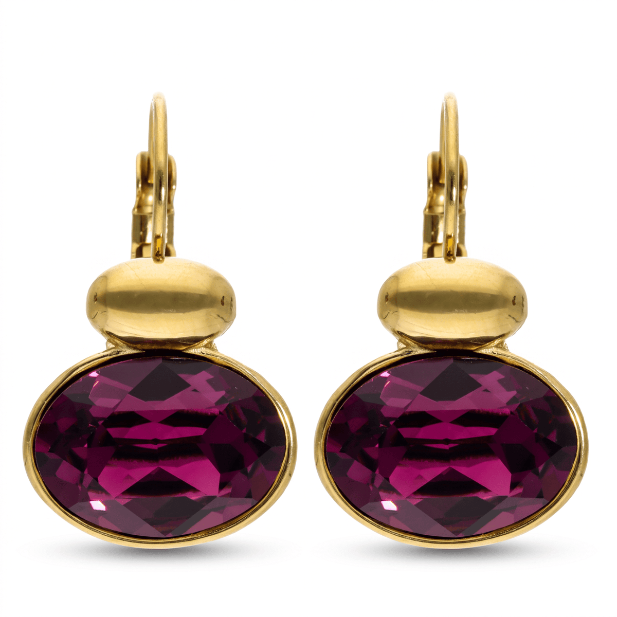 Swarovski Ovale Dormeuses Goud