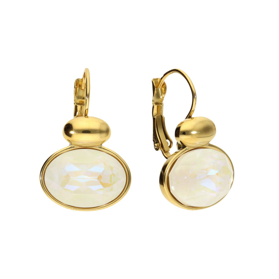 Swarovski Ovale Dormeuses Goud