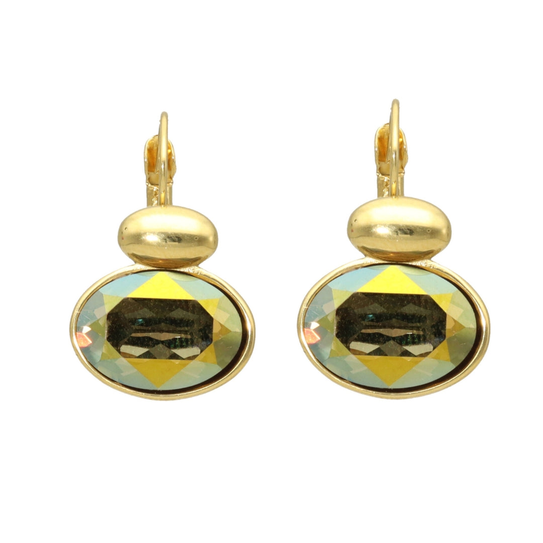 Swarovski Ovale Dormeuses Goud