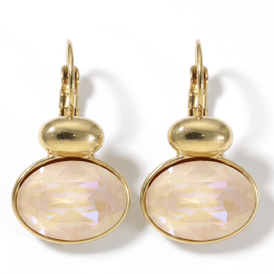 Swarovski Ovale Dormeuses Goud