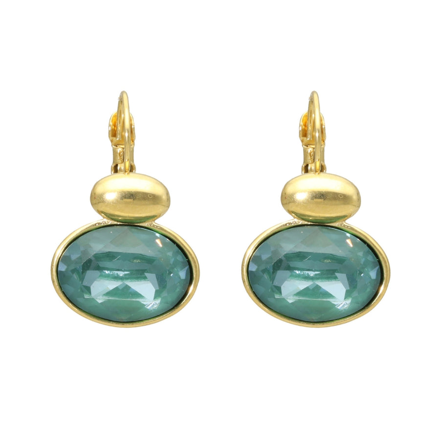 Swarovski Ovale Dormeuses Goud