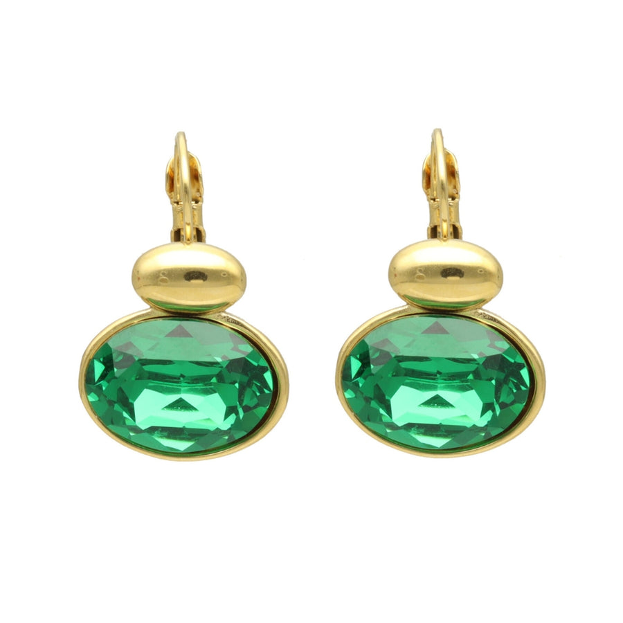 Swarovski Ovale Dormeuses Goud