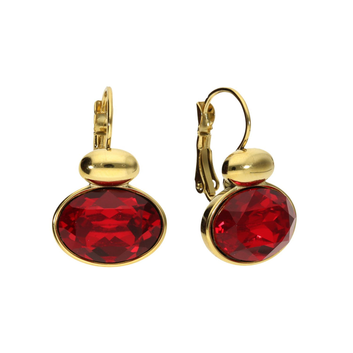Swarovski Ovale Dormeuses Goud