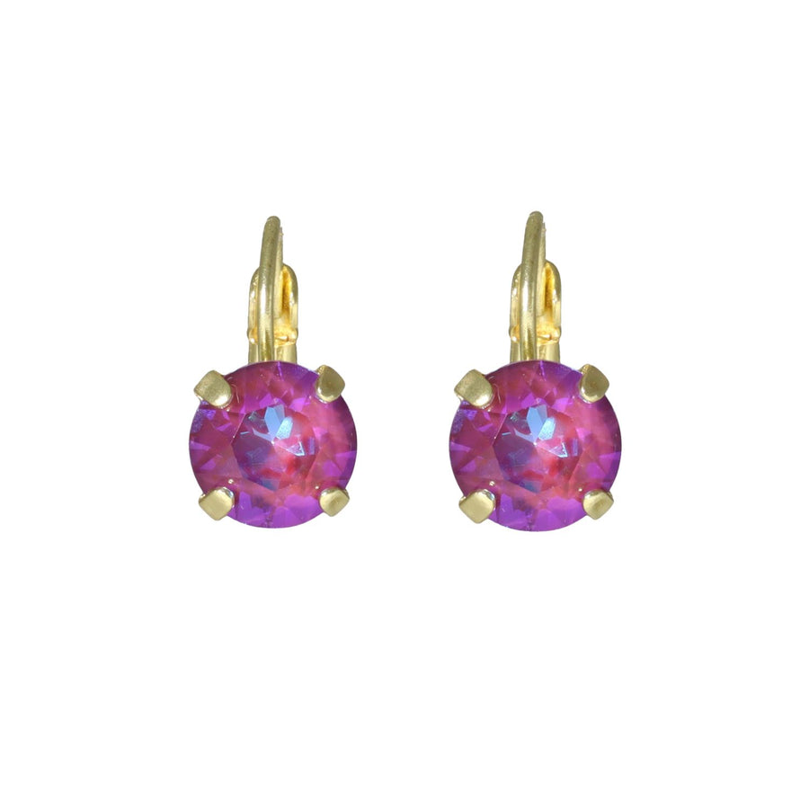 Swarovski Ronde Dormeuses Goud