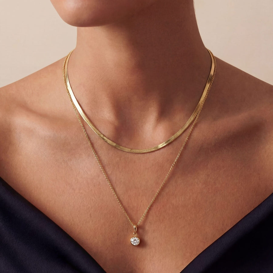 Double Long Hanger Necklace