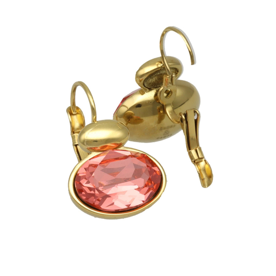 Swarovski Ovale Dormeuses Goud