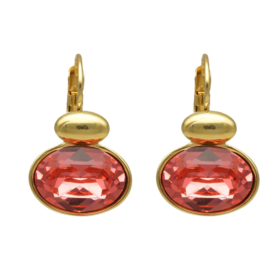 Swarovski Ovale Dormeuses Goud