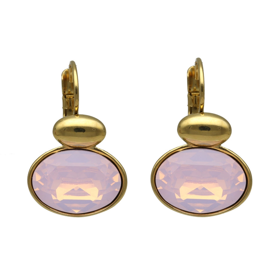 Swarovski Ovale Dormeuses Goud
