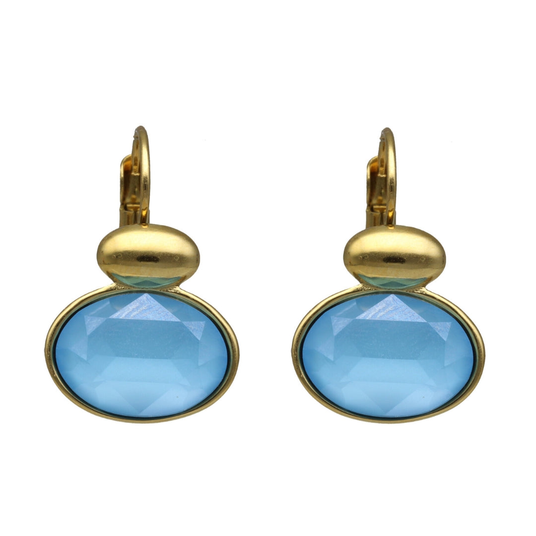 Swarovski Ovale Dormeuses Goud