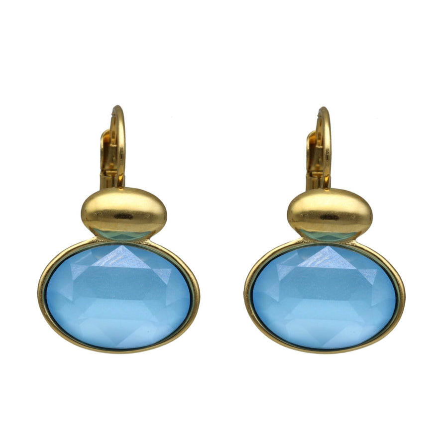 Swarovski Ovale Dormeuses Goud