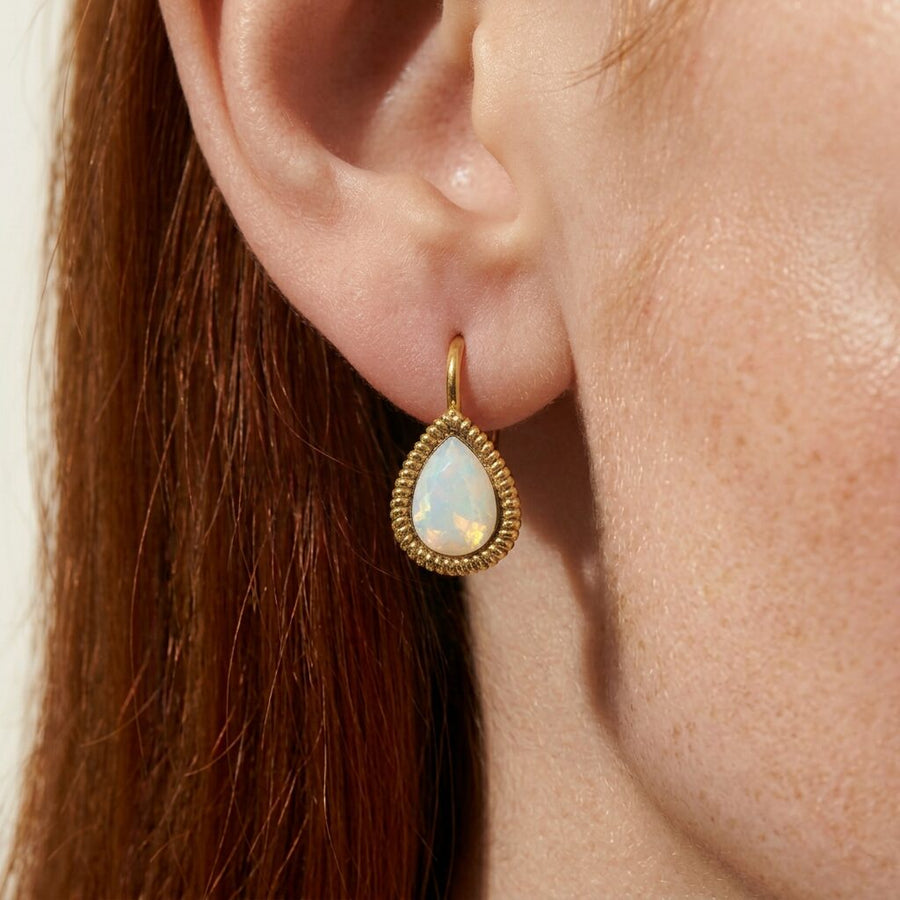 Swarovski Druppel Oorbellen Goud