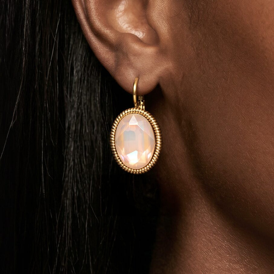 Swarovski Ovale Oorbellen 2,2 cm Goud