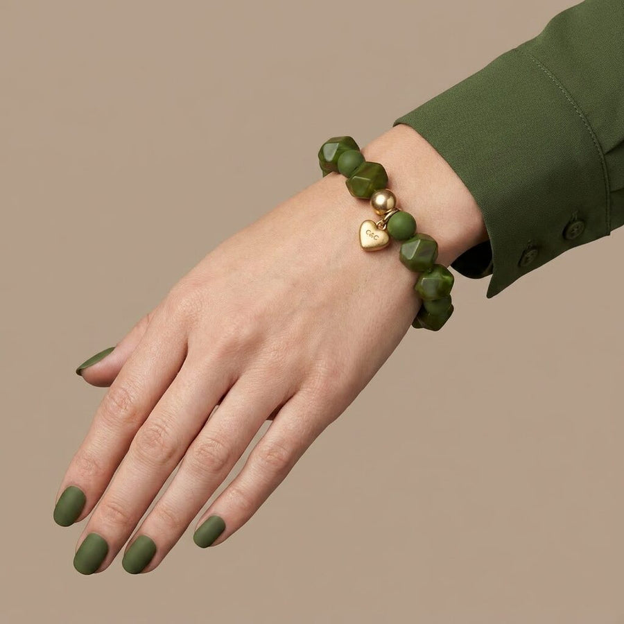 Heartbeat Stone Bracelet