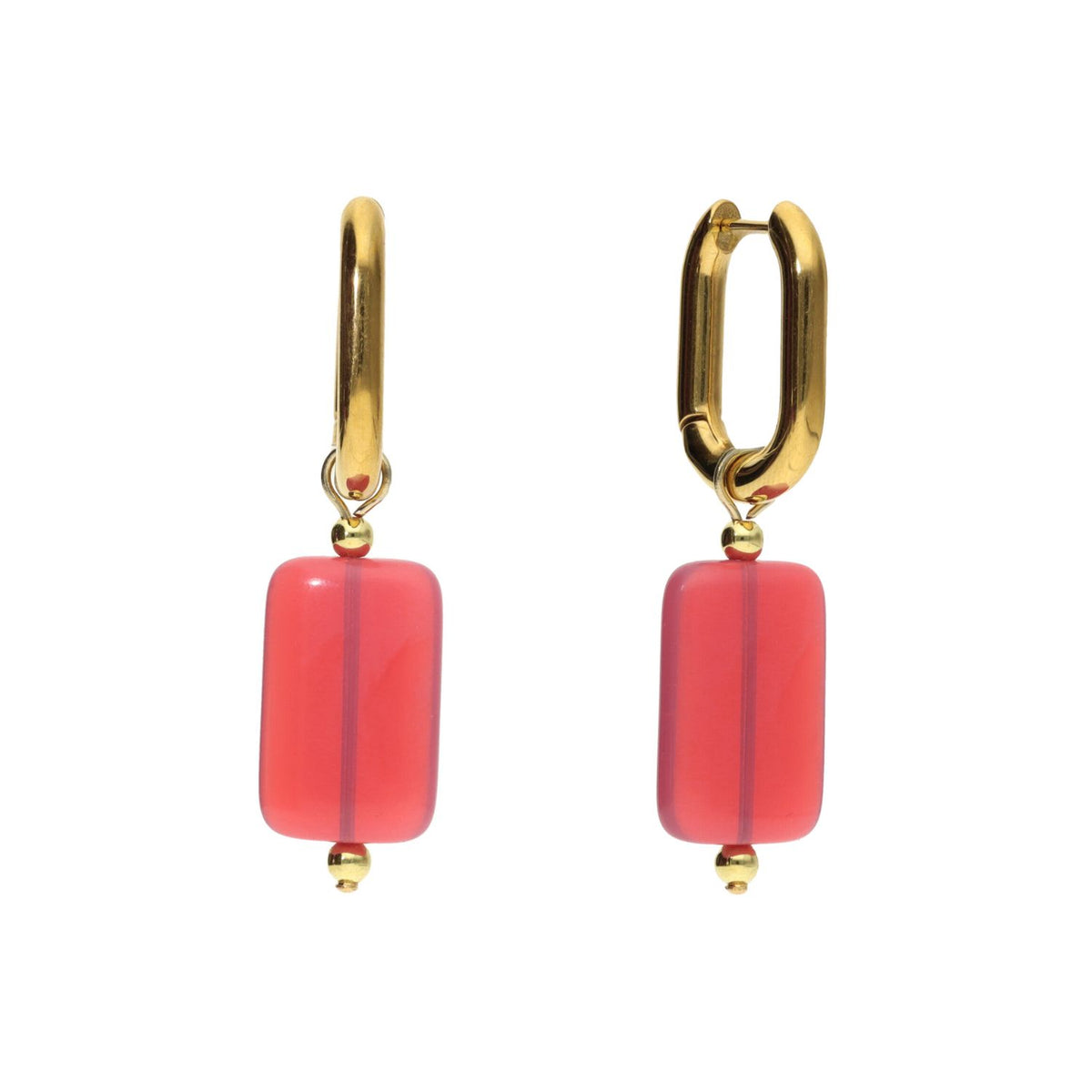 Glass Bead Hoops