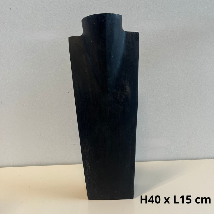 Zwarte hals 40 cm