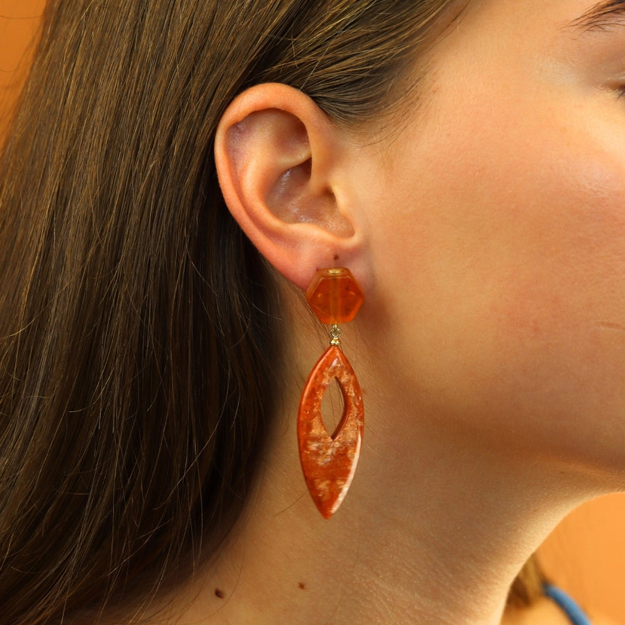 Shimmer Droplet Earrings