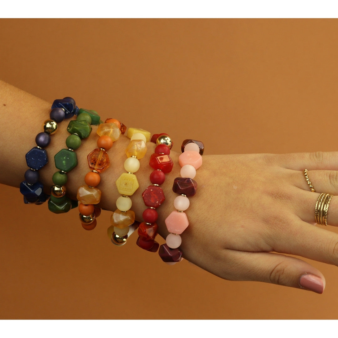 Beads Bracelet Denim