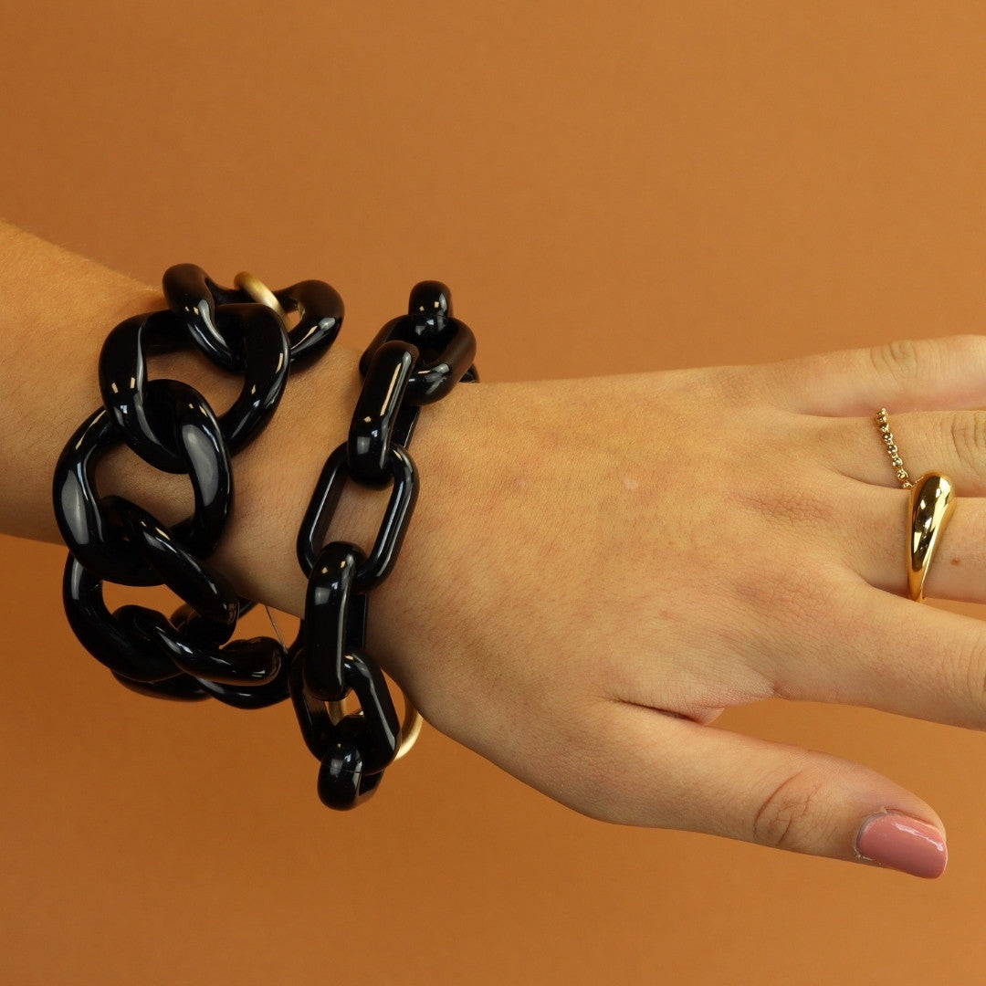 Oval Link Bracelet Gekleurd