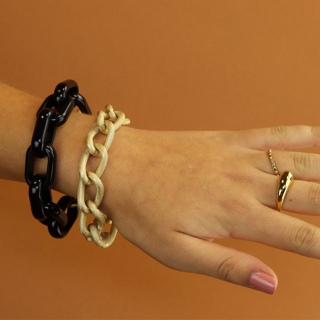 Oval Link Bracelet Gekleurd