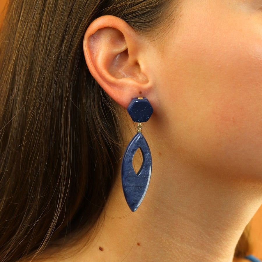 Shimmer Droplet Earrings