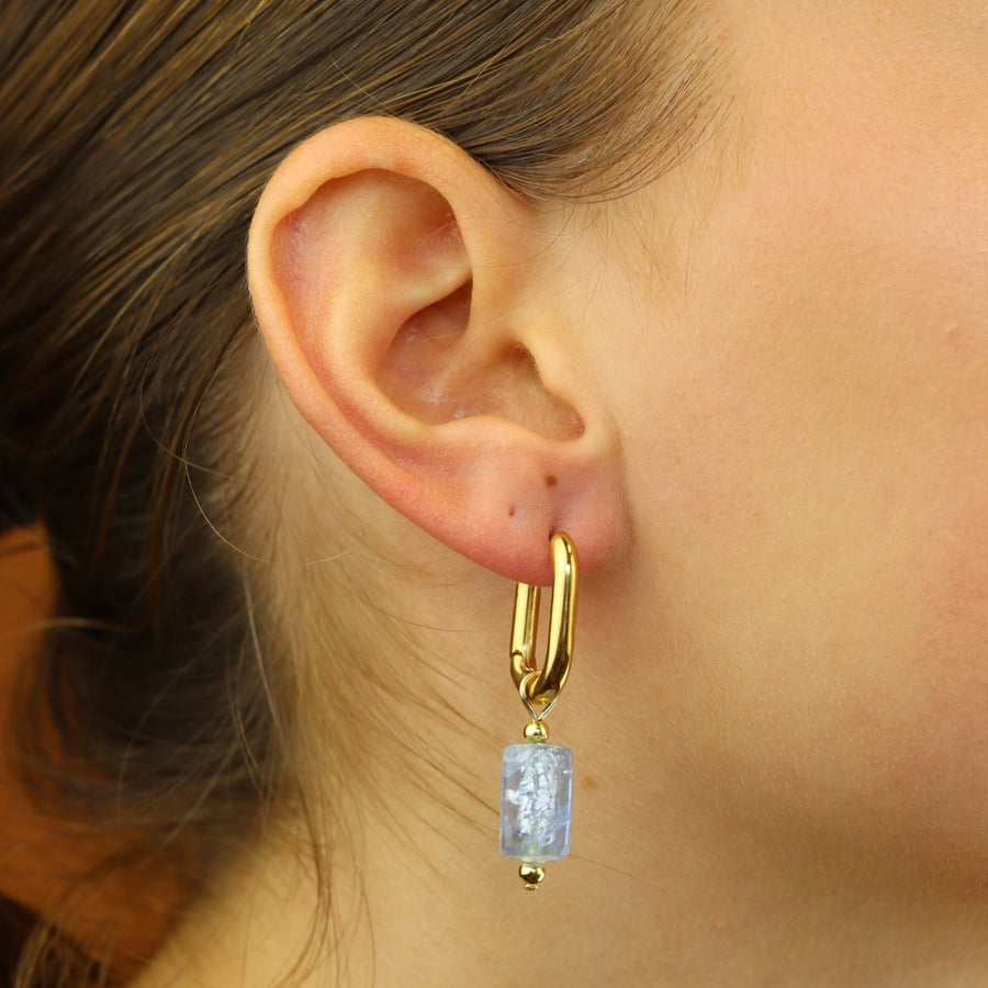 Glass Bead Hoops