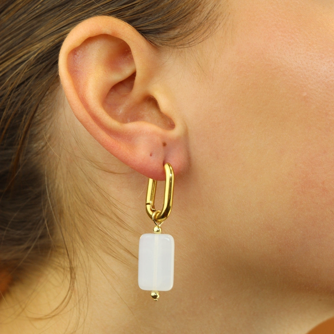 Glass Bead Hoops