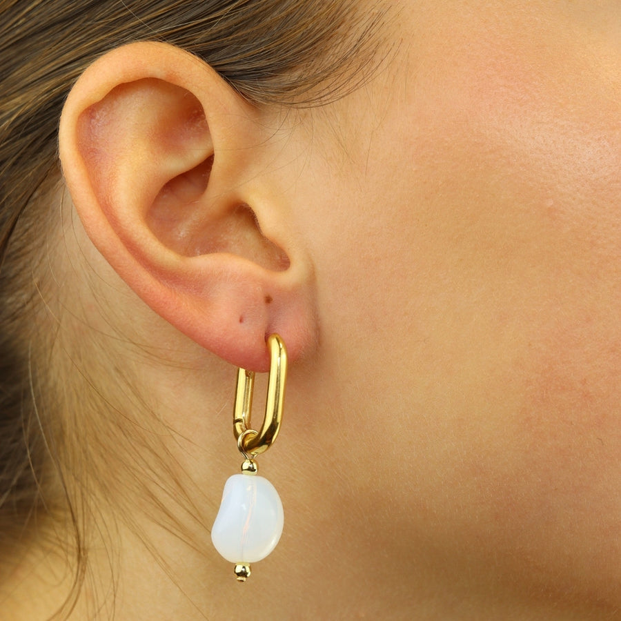 Glass Bead Hoops