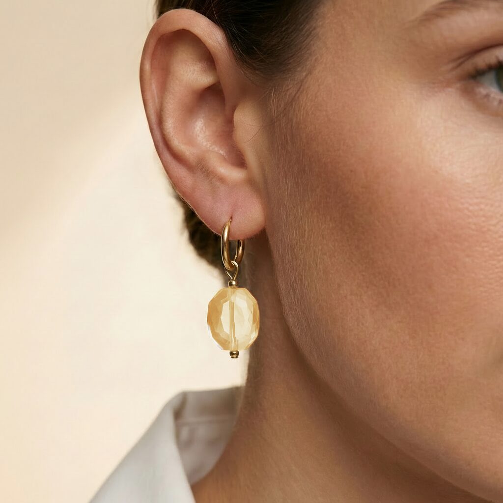 Facetted Hoops