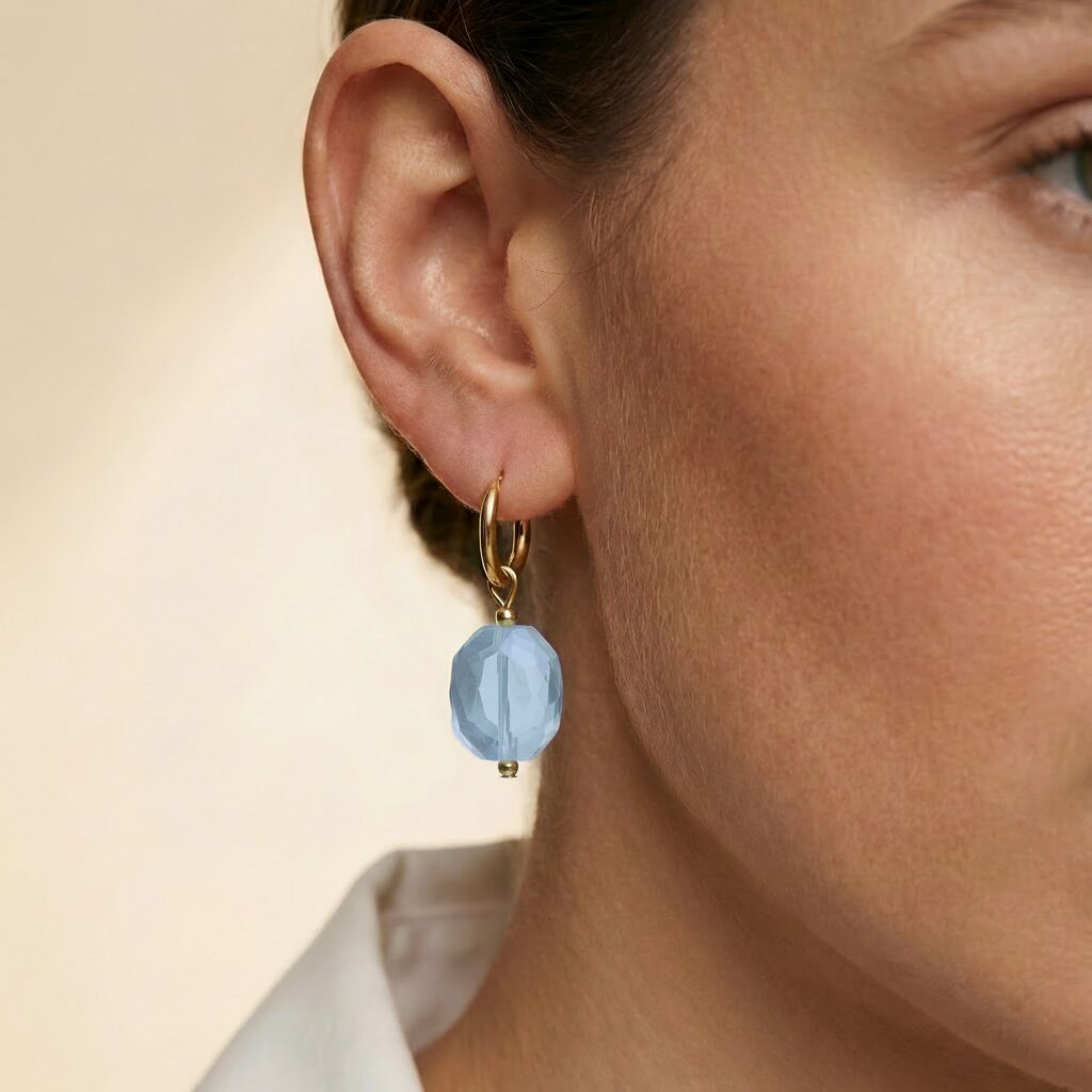 Facetted Hoops