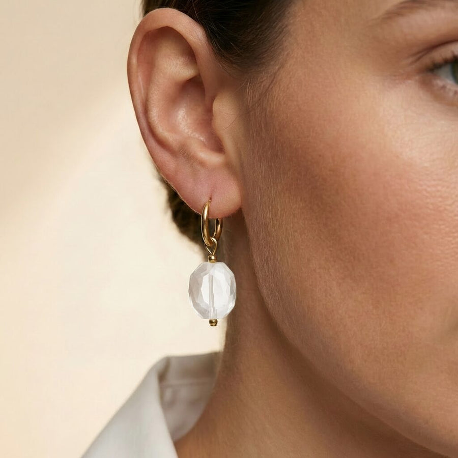 Facetted Hoops