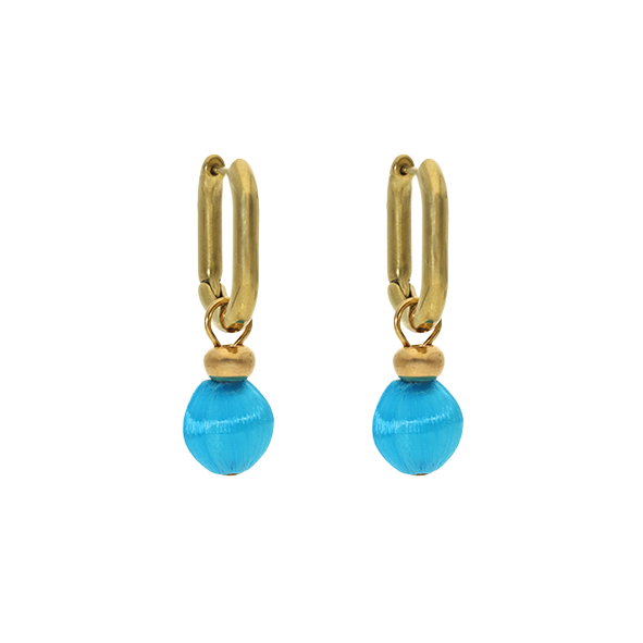 Satin Bead Hoops