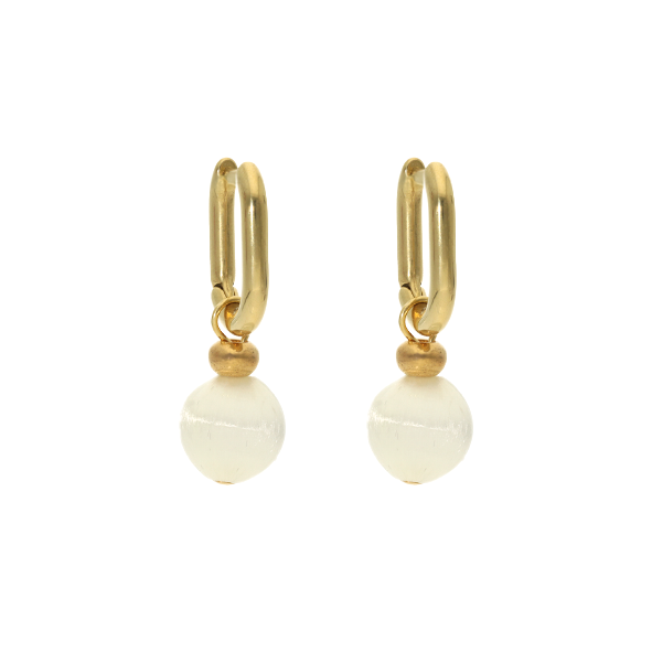 Satin Bead Hoops