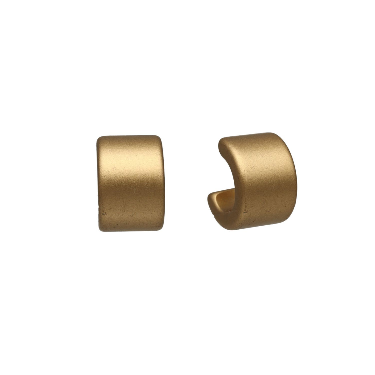 Matt Golden Earrings
