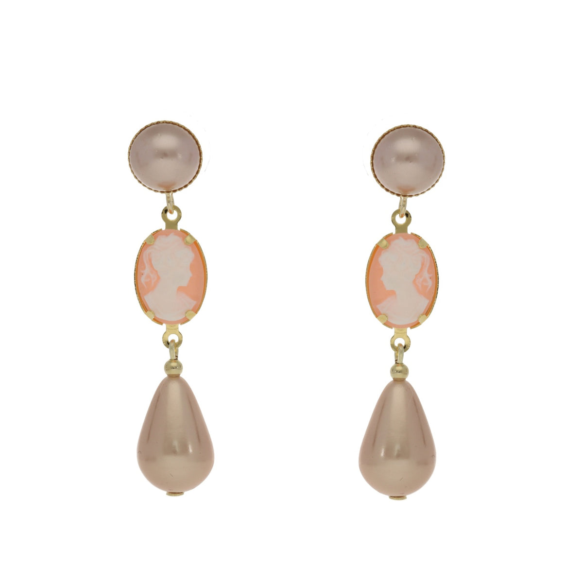 Cameo Vintage Pearly Cameo